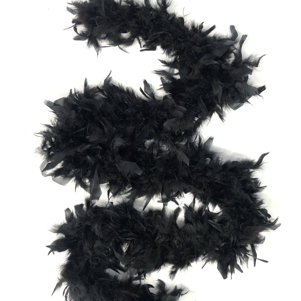 (image for) Deluxe Feather Boa - Black
